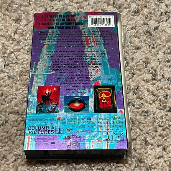 HEAVY METAL VHS TAPE - Picture 2 of 5